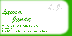 laura janda business card